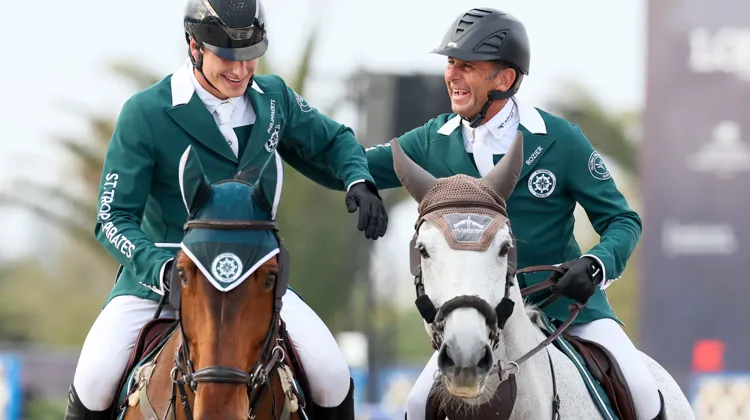 Lors de son avant-dernier CSI 5*, la semaine passée à Rabat, Philippe Rozier a gagné l’étape marocaine de la Global Champions League en duo avec le Belge Thibault Philippaerts, de trente-huit ans son cadet.