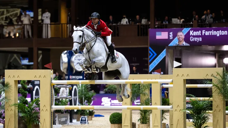 Kent Farrington comptera notamment sur Greya, déjà finaliste sous sa selle en 2024.