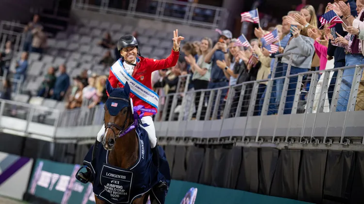 En finale Longines de la Coupe du monde, ce soir à à Fort Worth, Kent Farrington a décroché une victoire qui lui tendait les bras.