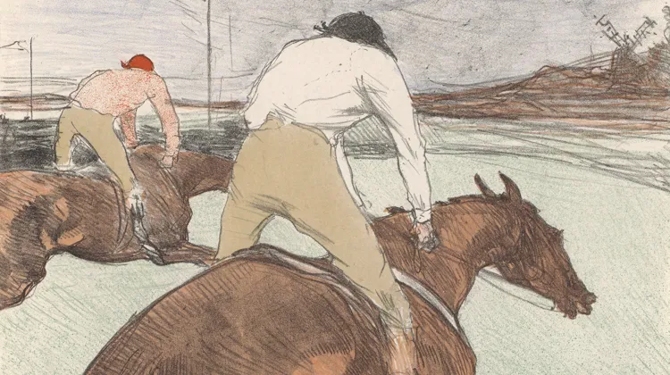 “Le Jockey”, Henri de Toulouse-Lautrec, Paris, Bibliothèque nationale de France, département des Estampes et de la photographie
