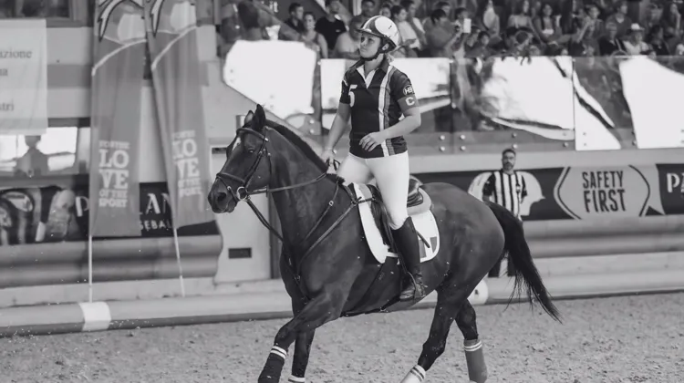 Roxanne Dubois, membre de l'équipe de France de horseball