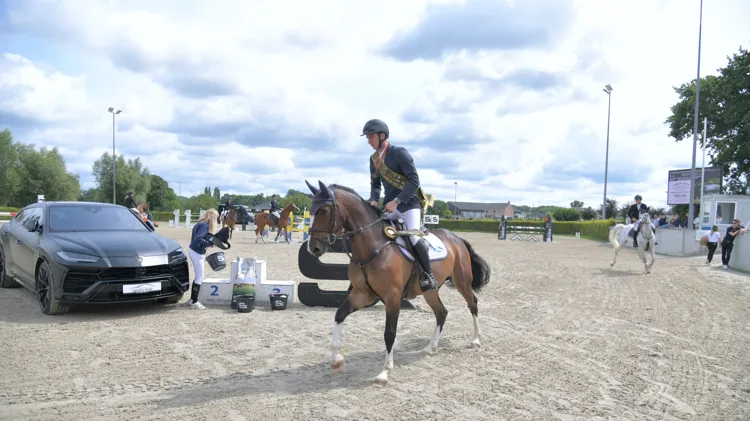 Bert Panneels werd tweede met Upsakee P