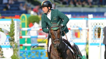 Cian O'Connor riding Good Luck here, has two new rides