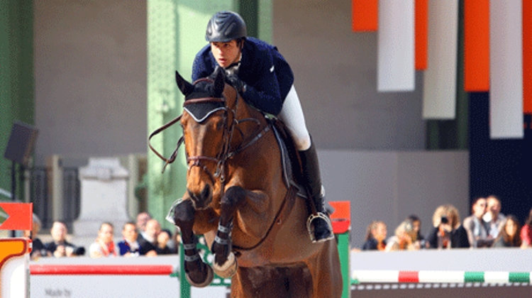 Edward Levy et Belle Rock représenteront la France lors du CSIO 3* de Bratislava. Photo Scoopdyga