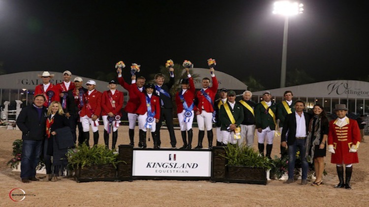 Le podium de la Coupe des nations de Wellington - Ph. Sportfot