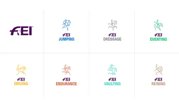 The new logos for each of the FEI disciplines