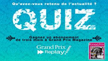 Le Quiz Grand Prix Replay du 18 février
