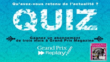 Le Quiz Grand Prix Replay du 18 février