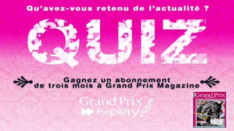 Le Quiz Grand Prix Replay du 11 février 2011