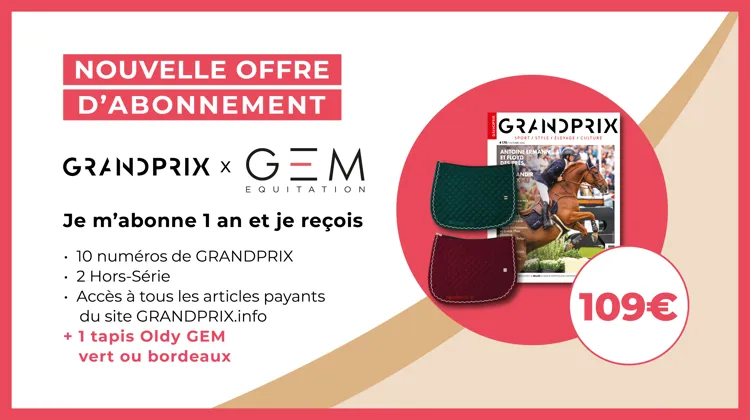 Abonnez-vous un an au magazine GRANDPRIX pour recevoir un tapis GEM