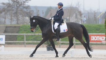 José Letartre et Warina*ENE-HN ont pris une belle deuxième place dans la Reprise Libre en Musique en Grade III. Photo Pixelsevents