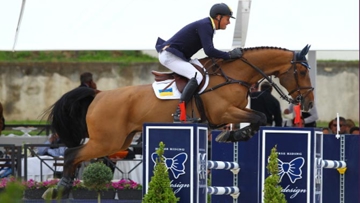 Ulrich Kirchhof, ici à Rome, sera de retour sur Verdi au CSIO 5* de Falsterbo. Photo Scoopdyga