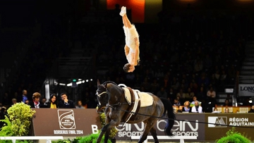 Le champion d'Europe en titre, Jacques Ferrari, a remporté l'édition 2013 du concours international de Saumur. Il vient cette année défendre son titre. Photo Daniel Kaiser