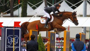 L'Espagnole Pilar Lucrecia Cordon avait remporté le Grand Prix de Vichy avec Nuage Bleu l'an dernier. Elle remet son titre en jeu ce week-end © Scoopdyga