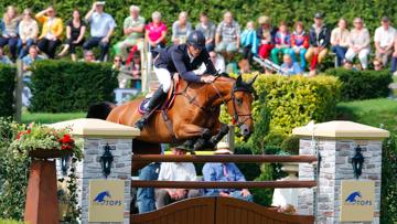 Harrie Smolders et Regina Z avaient remporté l'épreuve consolante à Valkenswaard l'an dernier. Ce week-end, il tenteront de s'adjuger le Grand Prix du Global Champions Tour. Photo Stefano Grasso/Longines Global Champions Tour