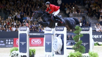 Hans-Dieter Dreher et Embassy II, ici à Lyon, s'étaient imposés lors du CSI 5*-W de Stuttgart, l'an passé. Photo Scoopdyga
