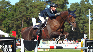 Ruby de la Fosse, avec lequel il a été vice-champion de France Pro 1 à Fontainebleau, offre de belles perspectives d'avenir à Alexis Borrin. Photo Scoopdyga 