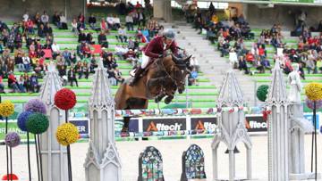 Khalid Al-Emadi et Tamira IV, ici à Caen, ont réalisé les meilleurs scores qataris lors la Coupe des nations à Abu Dhabi. Photo Scoopdyga (archives)