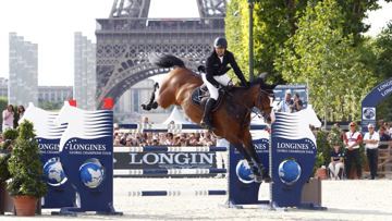 Sur la très bonne Amelia, Karim Elzhogby a dû partager sa victoire avec Ben Maher. Photo Scoopdyga