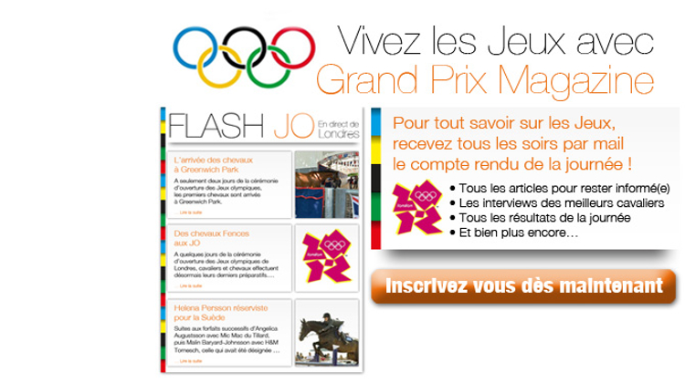 Recevez gratuitement le Flash JO en vous inscrivant à la newsletter !