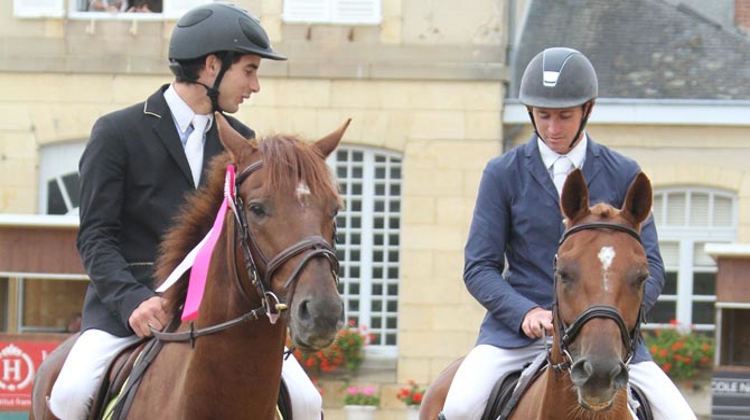 Toulousains d'origine, Astier Nicolas et Thomas Cartile sont inséparables en concours. ©Pauline Chevalier