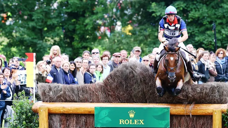 Maxime Livio et Qalao des Mers lors du cross des JEM, samedi dernier au Pin-au-Haras. Photo Scoopdyga