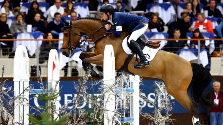 Scott Brash et Hello Sanctos ont tout gagné lors du CSI 5* de Genève, où ils remportent la finale du Top Ten et le Grand Prix. Photo Scoopdyga