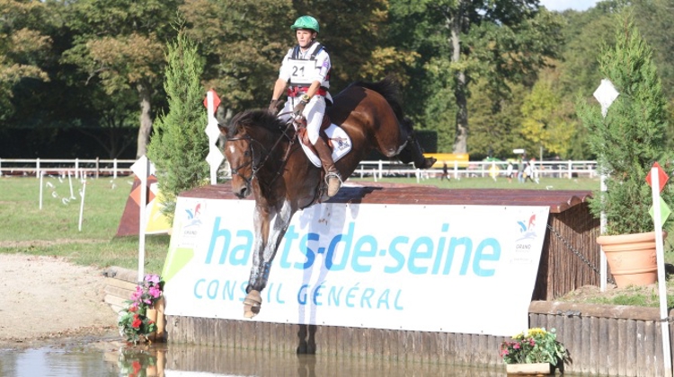 Nicolas Touzaint et Hildago de l'Ile ont offert à l'écurie Théault la victoire finale sur le Grand National 2012. Crédit PSV