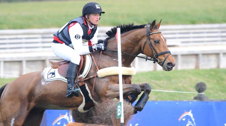 Michael Jung était monté sur la deuxième marche du podium l'an dernier, à Aix-la-Chapelle, tandis que sa nation remportait l'étape. Il revient avec La Biosthetique Sam défendre l'Allemagne © Scoopdyga