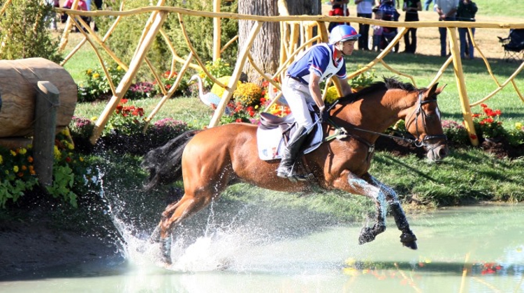 Pascal Leroy et Minos de Petra seront les seuls Tricolores engagés dans le CCI 4* de Badminton. Photo Scoopdyga (archives)