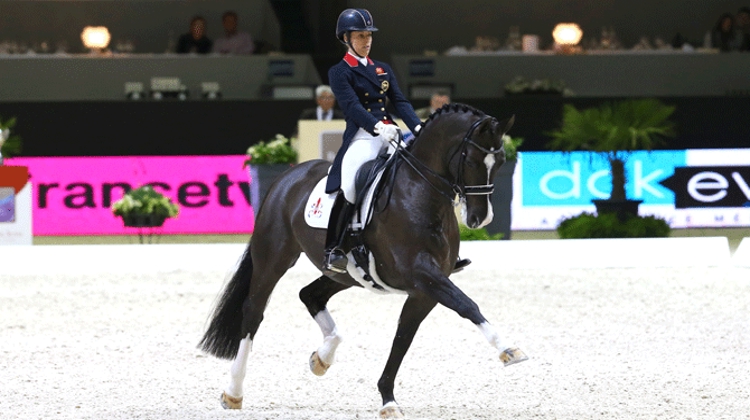 La Britannique Charlotte Dujardin et Valegro devancent désormais de plus de deux cents points leurs poursuivants. Photo Scoopdyga