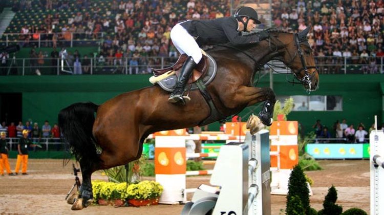 Nino des Buissonnets et Steve Guerdat à Rio (Ph. Scoopdyga)