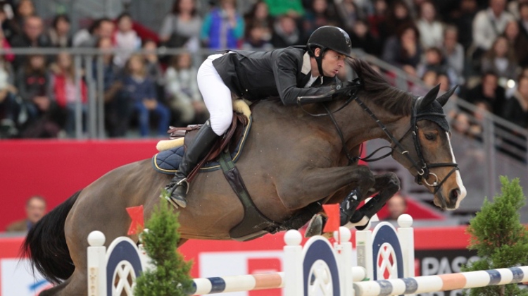 Tout semble réussir à Steve Guerdat, vainqueur cet après-midi avec Jalisca Solier. Il devrait prochainement devenir numéro un mondial. Crédit Scoopdyga