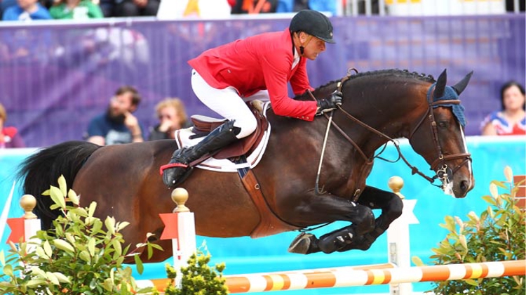 Dirk Demmersman et Bufero Van Het Panishof, ici aux JO de Londres, tenteront de réitérer leur performance de 2012 à La Baule. Photo Scoopdyga