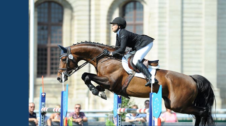 Qui détrônera l'Américaine Brianne Goutal, gagnante du Grand Prix de 2012 avec Nice de Prissey ? (ici à Chantilly, dimanche dernier) © Scoopdyga