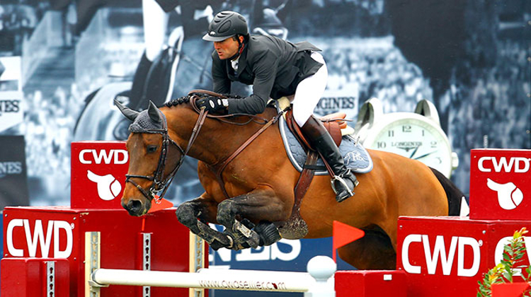 Vainqueurs à La Baule, Patrice et Orient ont gagné ensemble leur deuxième Grand Prix CSI 5* de l?année, cet après-midi en Finlande. Photo Scoopdyga
