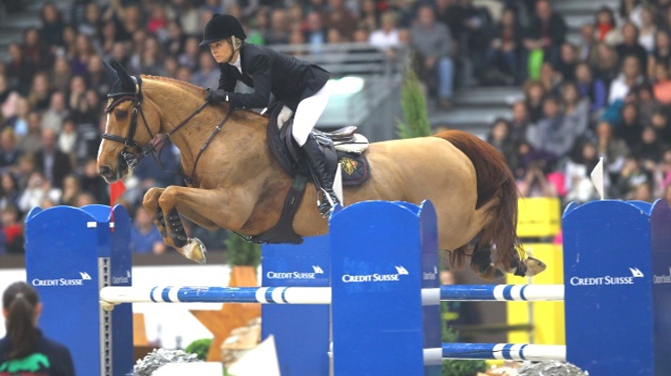 Après avoir terminé deuxième avec Itot du Château en 2013 (ici à Genève), Edwina Tops-Alexander tentera cette fois-ci de s'imposer. Photo Scoopdyga