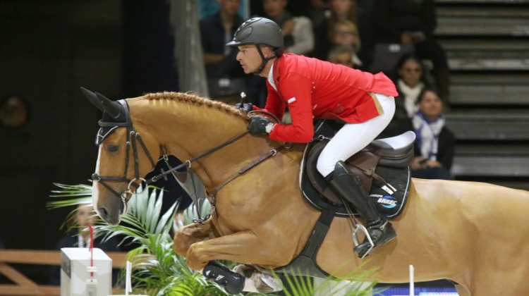 Pius Schwizer a pris une petite option sur la victoire finale avec Quidam du Vivier. Photo PSV Morel