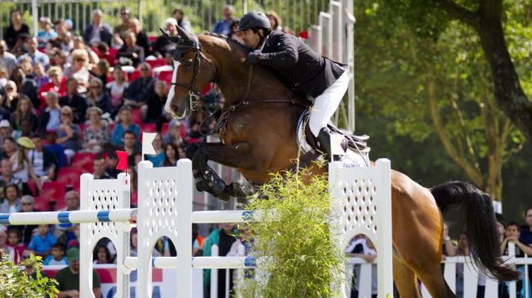 Karim Elzoghby a remporté le Grand Prix du CSI 4* de Franconville. Photo Ville de Franconville