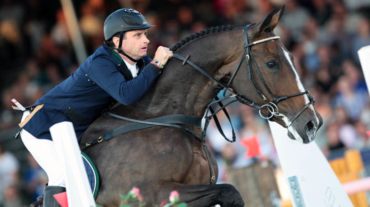 Denis Lynch deuxième l'an dernier avec Abbervail van het Dingeshof, tentera de s'emparer de la victoire. Photo Scoopdyga