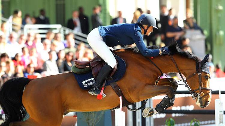 Ici au Grand Palais, Laura Renwick et Bintang II ont fait mouche à Béthune. Photo Scoopdyga