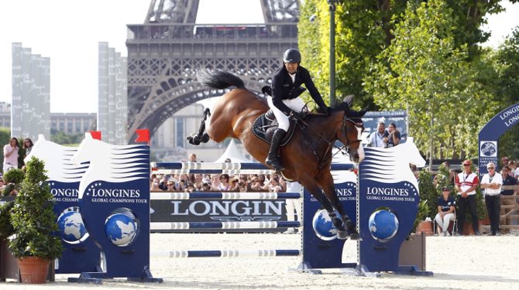 Sur la très bonne Amelia, Karim Elzhogby a dû partager sa victoire avec Ben Maher. Photo Scoopdyga