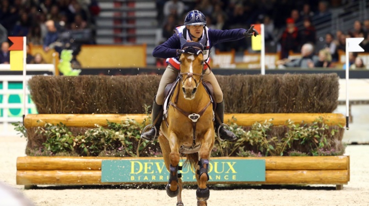 Karim Laghouag s'est facilement imposé ce soir dans le cross indoor de Bordeaux. Photo Scoopdyga