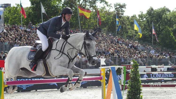 Kevin Staut et Silvana ont remporté le Grand Prix du Global Champions Tour pour la première édition à Paris. Photo Pauline Arnal