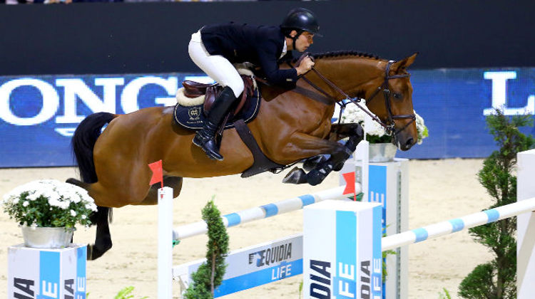 Sergio Alvarez Moya, ici avec Red Star d'Argent à Lyon, est ravi que le circuit fasse étape à Madrid. Photo Scoopdyga