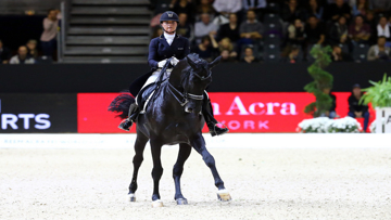 Danielle Heijkoop sur Siro N.O.P. (ici lors du CDI-W de Lyon) ont créé la surprise en remportant la RLM du CDI 5* de Malines devant Adelinde Cornelissen et Jerich Parzival N.O.P. Photo Scoopdyga (archives)