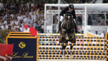 Éric Lamaze et Zigali PS n'ont jamais semblé en difficulté, cet après-midi à Rome. Photo Stefano Secchi/Piazza di Siena