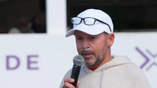 Éric Lamaze in 2022, in Grimaud