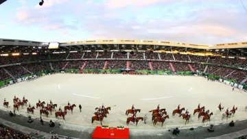 Opening ceremony of World Equestrian Games in Caen, France in 2014