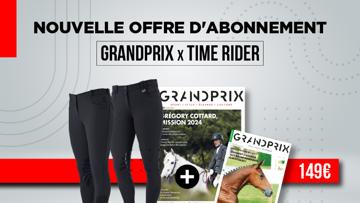 Offrez-vous un pantalon TIME RIDER en plus de votre abonnement à GRANDPRIX ! 